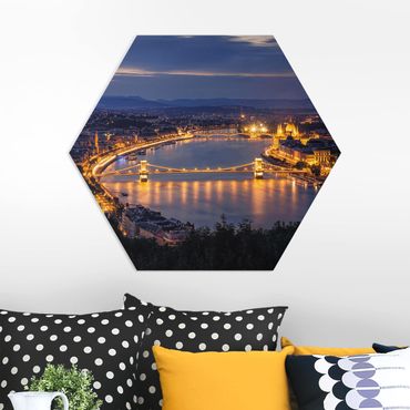 Hexagon Bild Forex - Blick über Budapest
