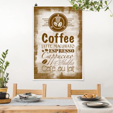 Poster - No.SF597 Coffee 4 - Hochformat 3:2