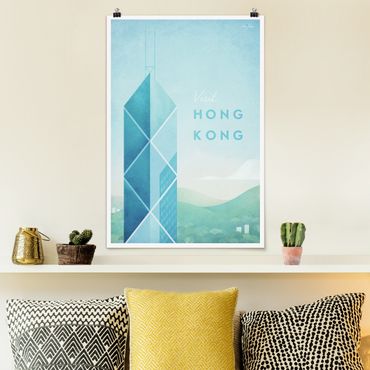Poster - Reiseposter - Hong Kong - Hochformat 3:2