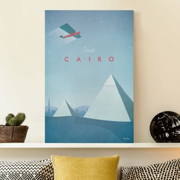 Leinwandbild - Reiseposter - Cairo - Hochformat 3:2