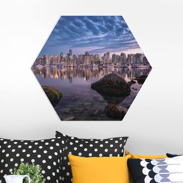 Hexagon Bild Forex - Vancouver im Sonnenuntergang