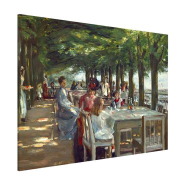 Magnettafel - Max Liebermann - Terrasse des Restaurants Jacob - Memoboard Querformat 3:4