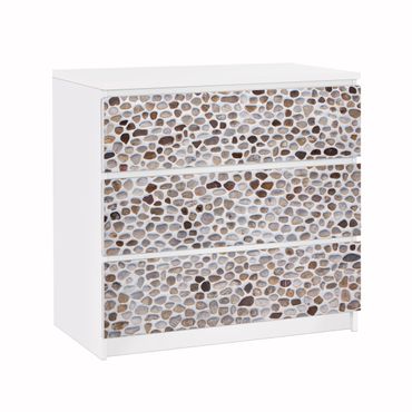 Möbelfolie für IKEA Malm Kommode - Klebefolie Andalusische Steinmauer