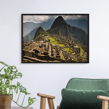 Bild mit Rahmen - Machu Picchu - Querformat 3:4