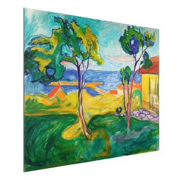 Alu-Dibond Bild - Edvard Munch - Der Garten in Åsgårdstrand