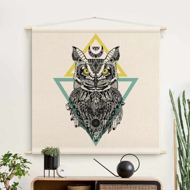 Gobelin - Boho Owl With Dreamcatcher