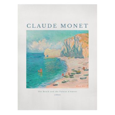 Billede på lærred - Claude Monet - The Beach