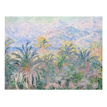 Billede på lærred - Claude Monet - Palm Trees at Bordighera