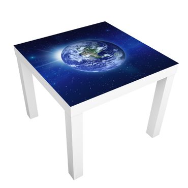 Möbelfolie für IKEA Lack - Klebefolie Erde im Weltall