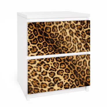 Möbelfolie für IKEA Malm Kommode - Selbstklebefolie Jaguar Skin