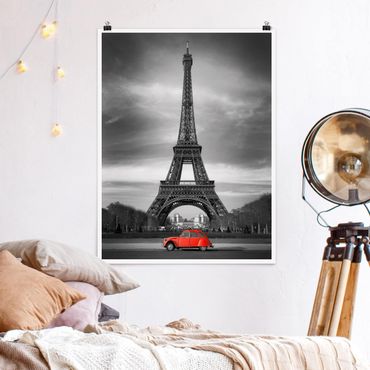 Poster - Spot on Paris - Hochformat 3:4