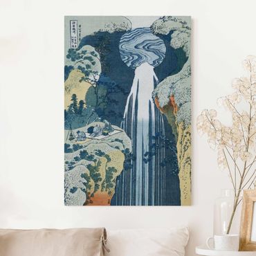 Akustisk billede - Katsushika Hokusai – The Waterfall Of Amida