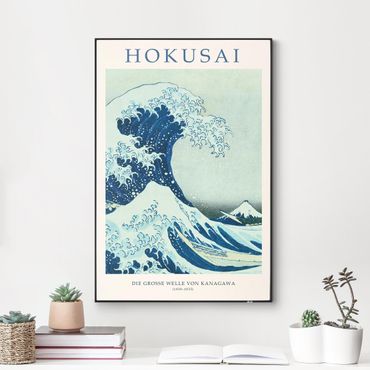 Udskifteligt billede - Katsushika Hokusai - The Big Wave Of Kanagawa - Museum Edition