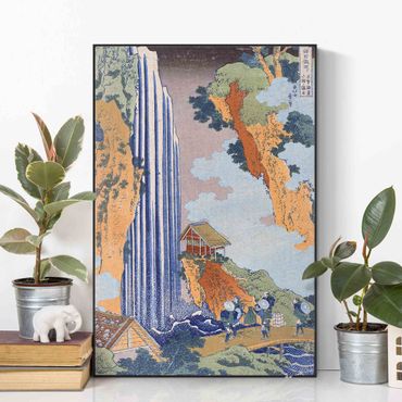 Akustikbillede - Katsushika Hokusai - Ono Waterfall