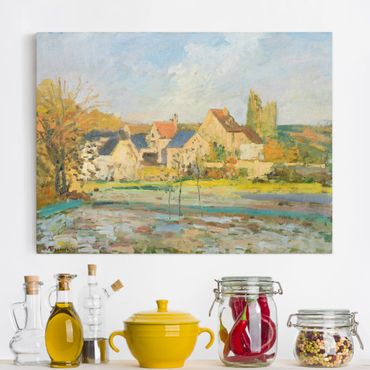 Leinwandbild - Camille Pissarro - Landschaft bei Pontoise - Quer 4:3