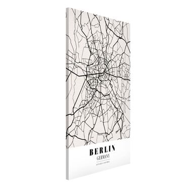 Magnettafel - Stadtplan Berlin - Klassik - Memoboard Hochformat