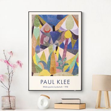 Udskifteligt billede - Paul Klee - Mild Tropical Landscape - Museum Edition