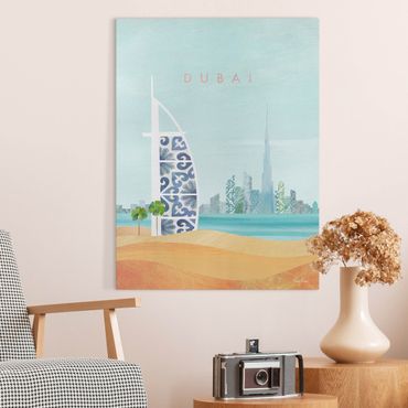 Billede på lærred - Travel poster - Dubai