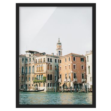 Indrammet plakat - Holiday in Venice