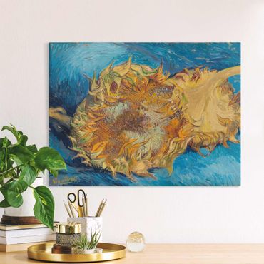 Billede på lærred - Van Gogh - Sunflowers