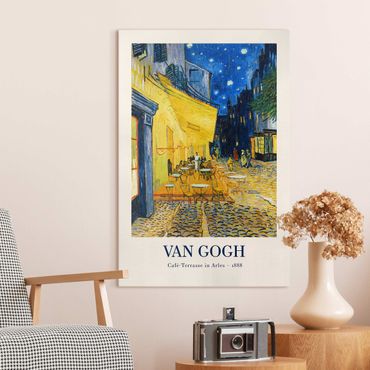 Billede på lærred - Vincent van Gogh - Cafe Terrace In Arles - Museum Edition