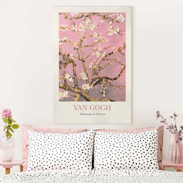 Billede på lærred - Vincent van Gogh - Almond Blossom In Pink - Museum Edition