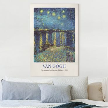 Billede på lærred - Vincent van Gogh - Starry Night - Museum Edition
