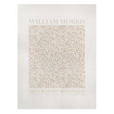 Billede på lærred - William Morris - Willow Pattern Beige