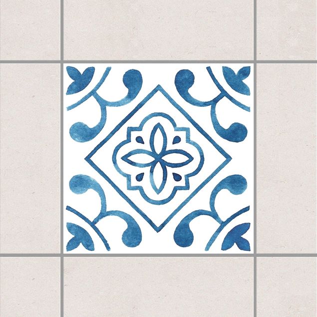 køkken dekorationer Pattern Blue White Series No.2