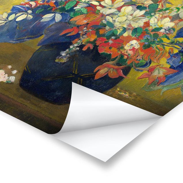 Plakater kunsttryk Paul Gauguin - Flowers in a Vase