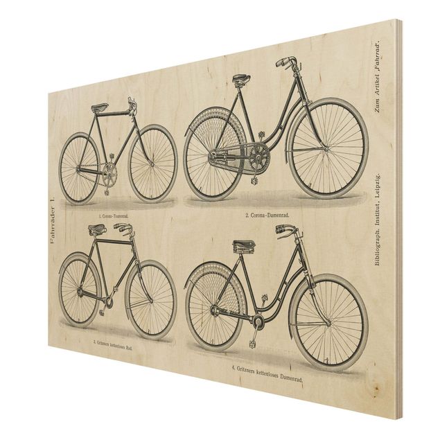 Billeder Vintage Poster Bicycles