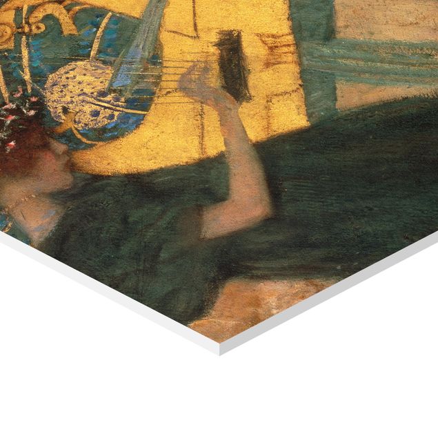 Billeder grøn Gustav Klimt - Music