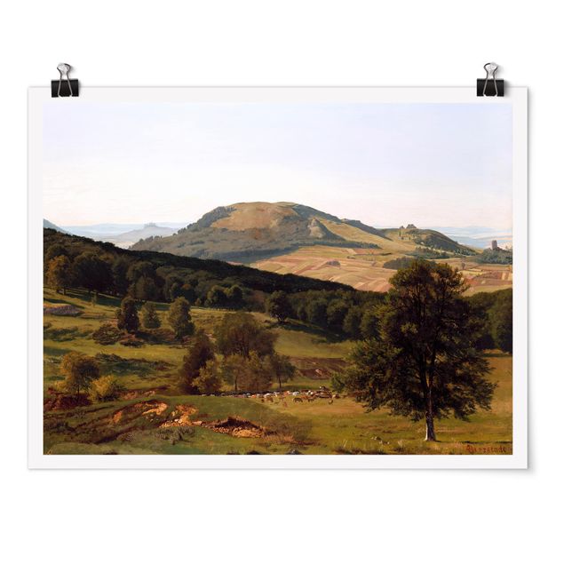 Billeder træer Albert Bierstadt - Hill and Dale
