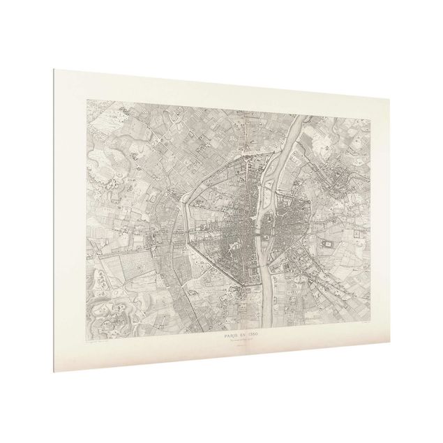Billeder Andrea Haase Vintage Map Paris