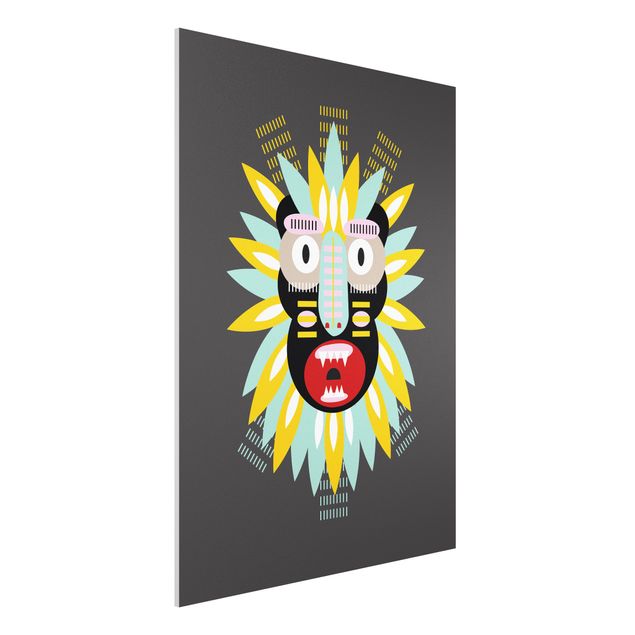 Børneværelse deco Collage Ethnic Mask - King Kong