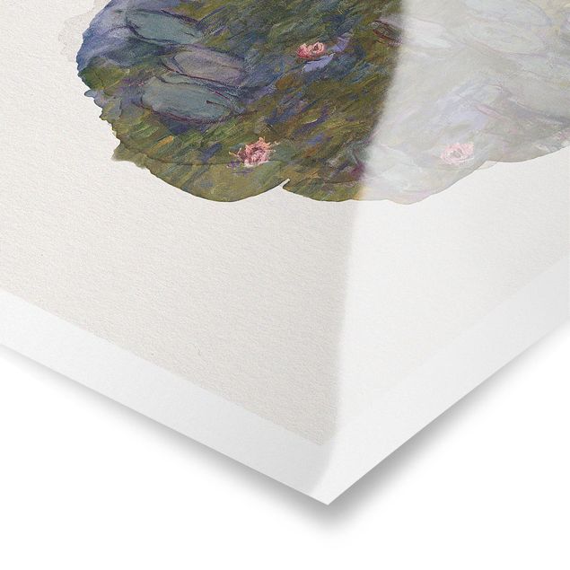 Billeder blomster WaterColours - Claude Monet - Water Lilies (Nympheas)