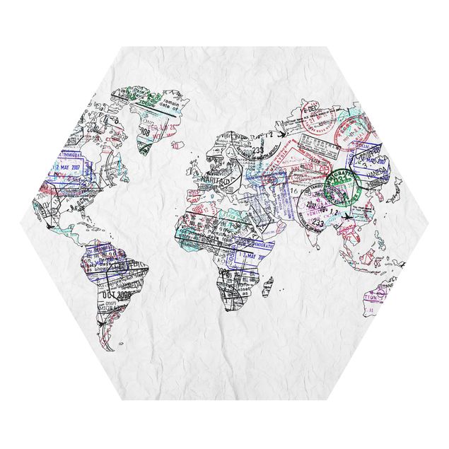 Forex Passport Stamp World Map