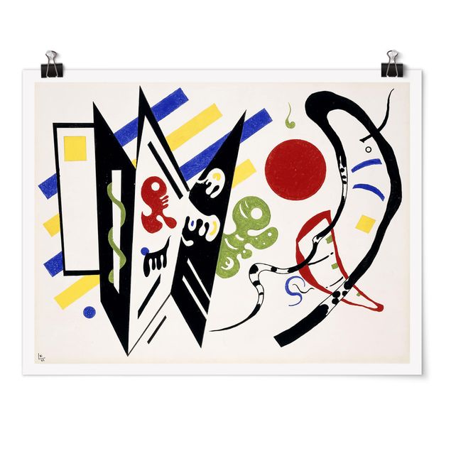 Plakater kunsttryk Wassily Kandinsky - Reciproque
