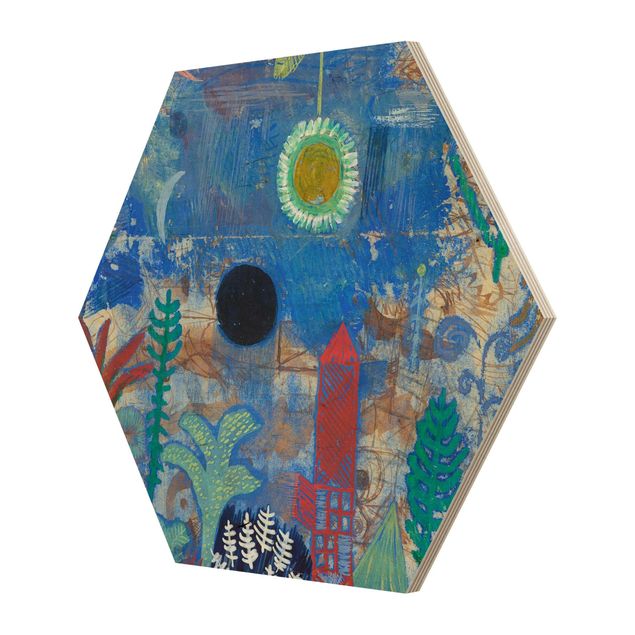 Kunsttryk Paul Klee - Sunken Landscape