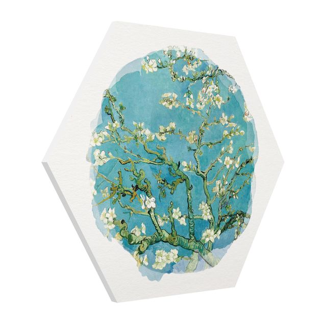 Kunst stilarter post impressionisme WaterColours - Vincent Van Gogh - Almond Blossom