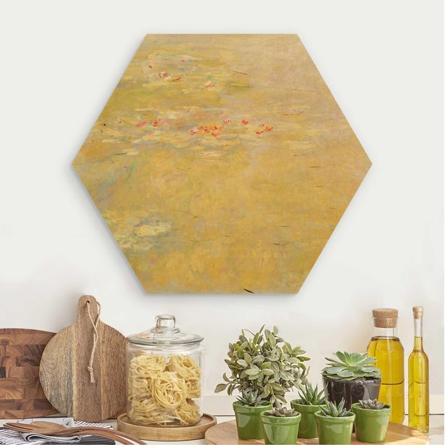 køkken dekorationer Claude Monet - The Water Lily Pond