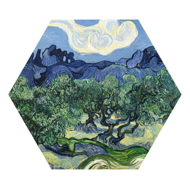 Kunst stilarter Vincent Van Gogh - Olive Trees