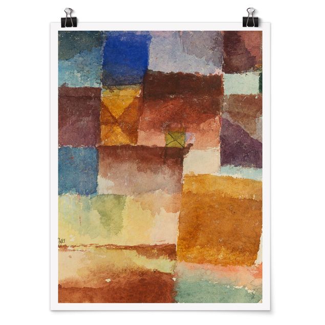 Plakater abstrakt Paul Klee - In the Wasteland