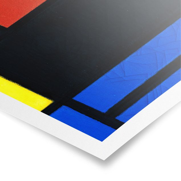 Plakater abstrakt Piet Mondrian - Tableau No. 1