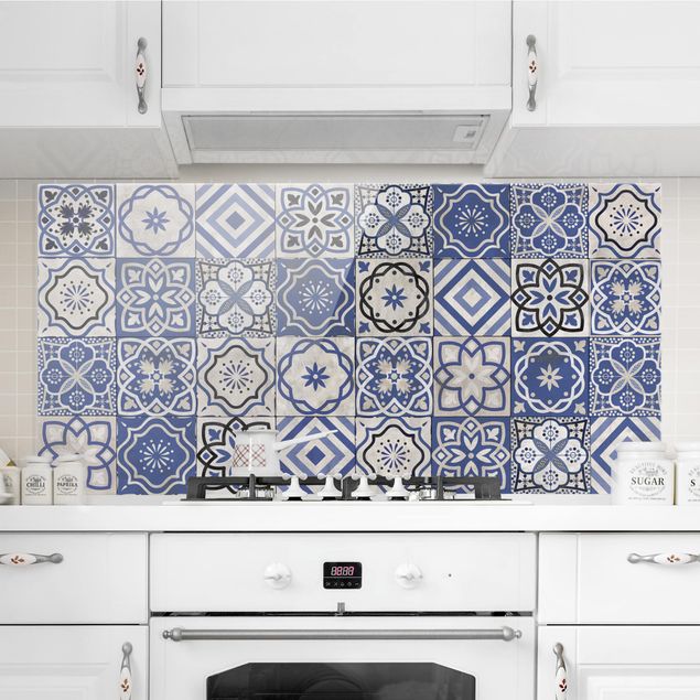 køkken dekorationer Mediterranean Tile Pattern