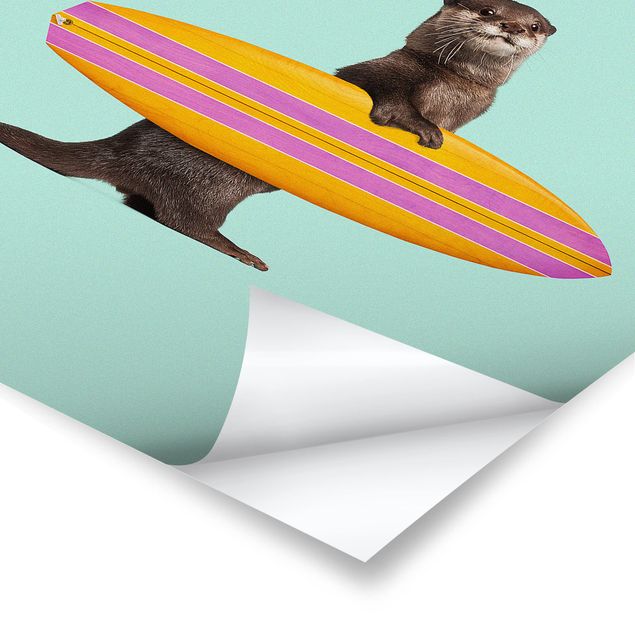 Billeder Jonas Loose Otter With Surfboard