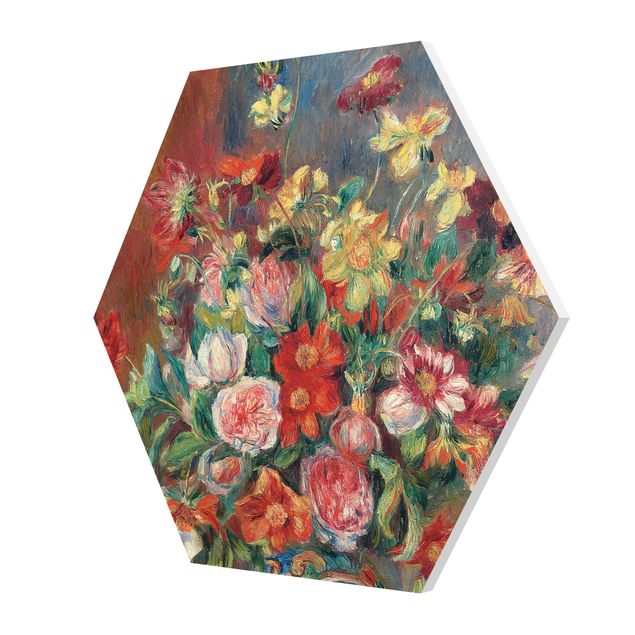 Billeder kunsttryk Auguste Renoir - Flower vase