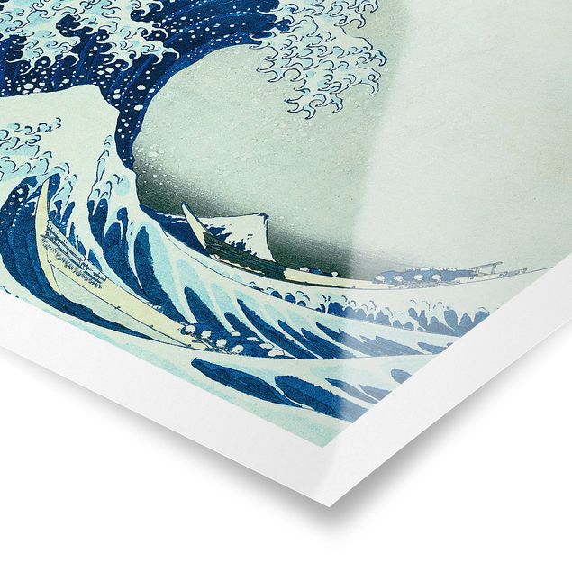 Plakater kunsttryk Katsushika Hokusai - The Great Wave At Kanagawa