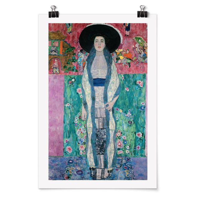 Plakater kunsttryk Gustav Klimt - Portrait Adele Bloch-Bauer II