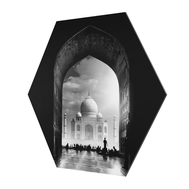 Sekskantede billeder The Gateway To The Taj Mahal